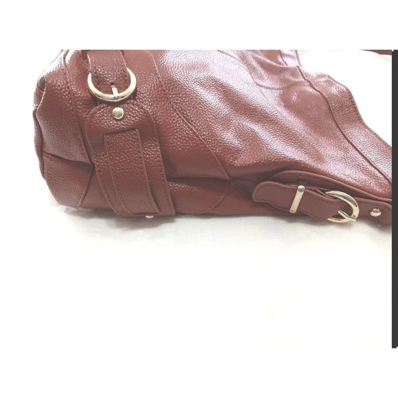 Mia Capella Pebble Leather Large Slouch Shoulder Bag - Picture 4 of 4